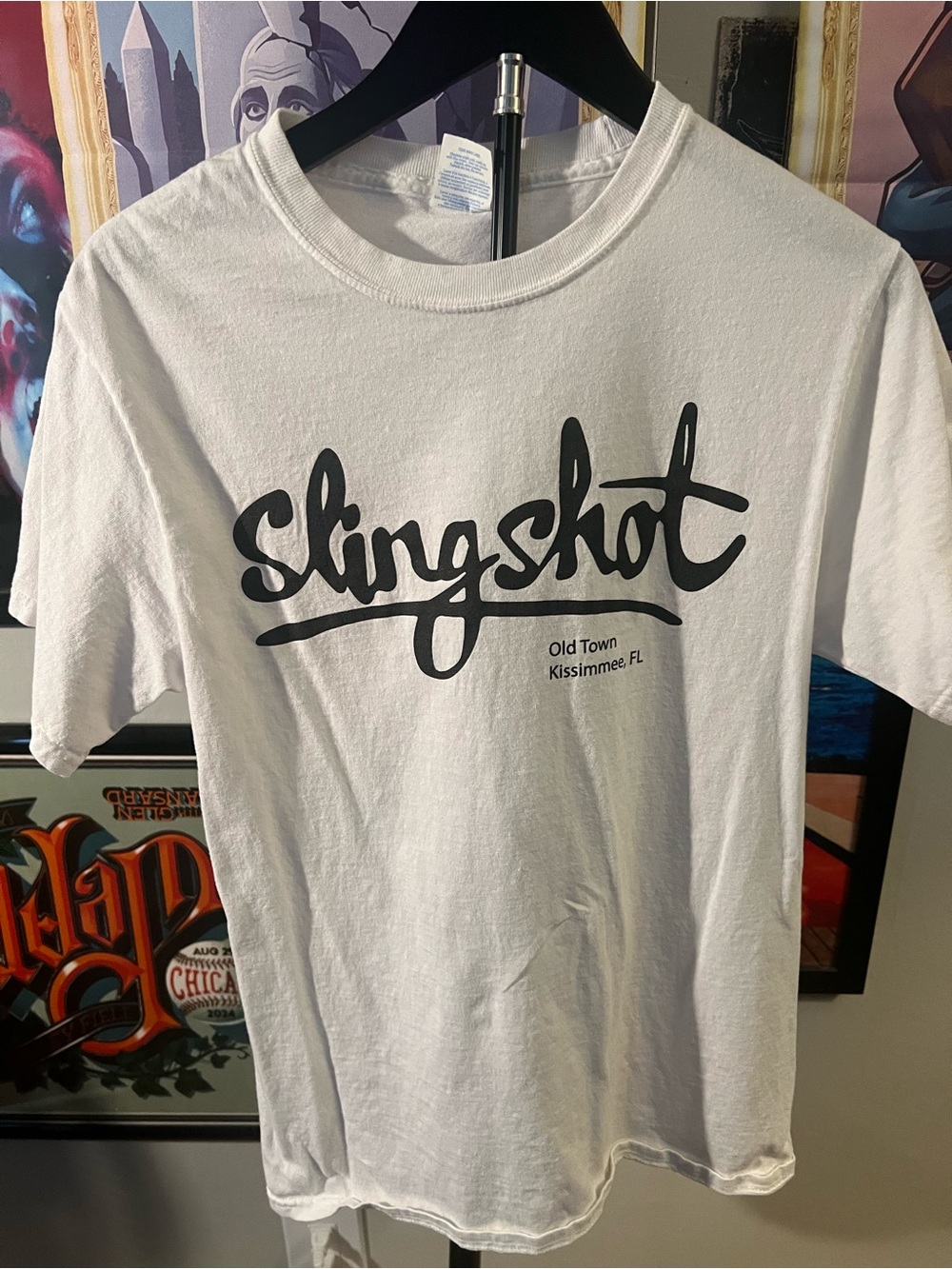 Comfort Colors White Slingshot Graphic Tee